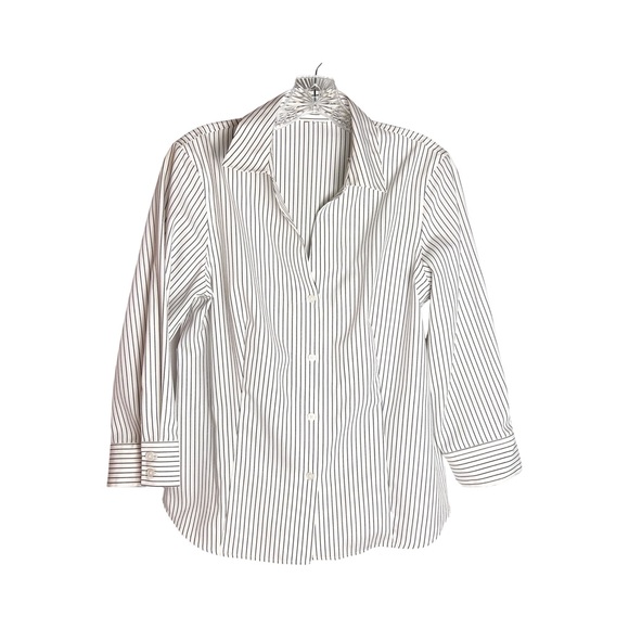Anne Klein Tops - Anne Klein 3/4 Sleeve Button Down Shirt Size M